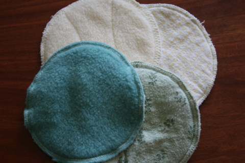 DIY washable nursing pads